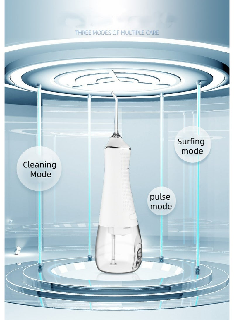 Nariele L-10 Smart Water Flosser, 3 Modes Oral Irrigator with 80° Precision Nozzle, 300ML Detachable Tank, IPX6 Waterproof, 5 Replacement Tips, for Teeth & Gum Care - Image 2